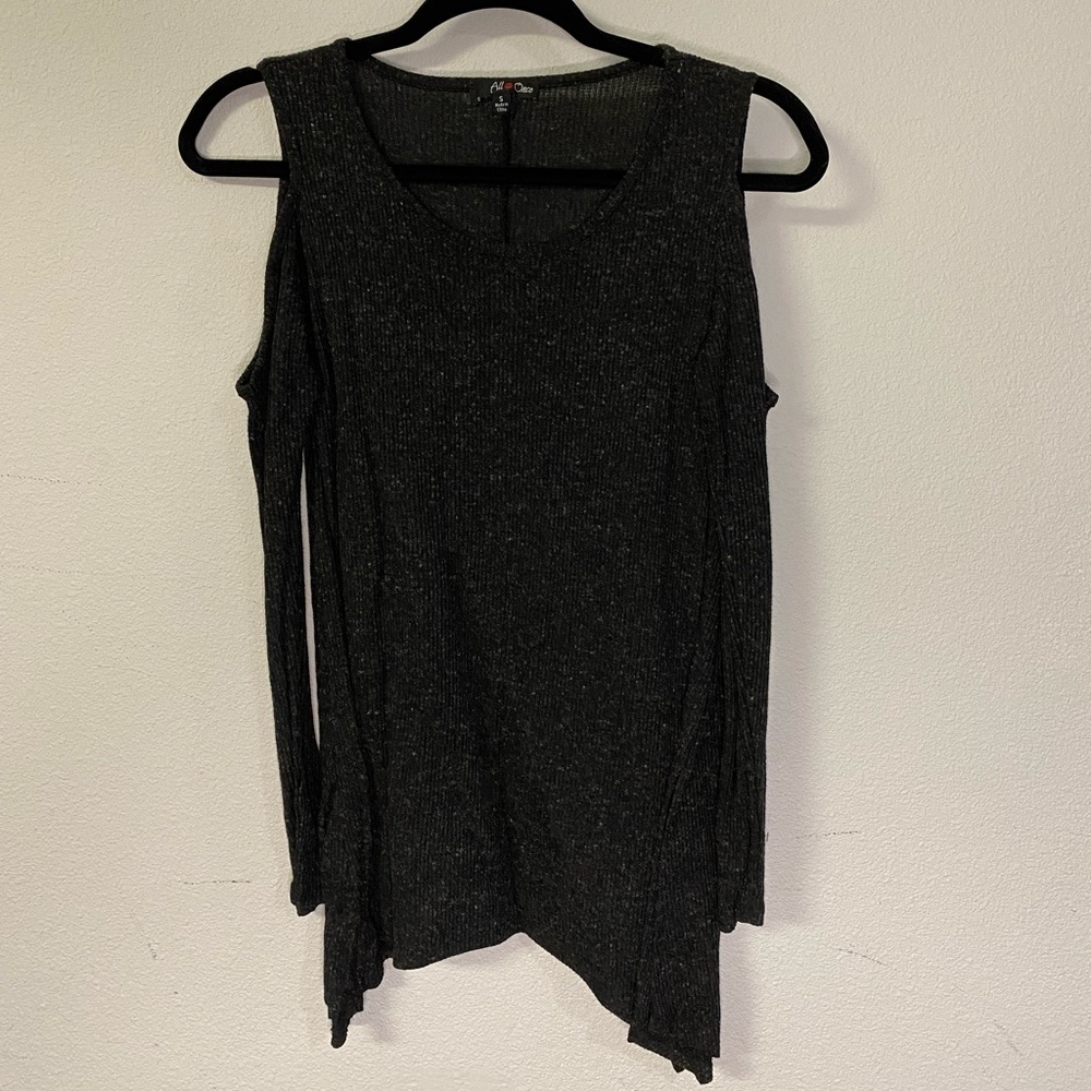 Grey Cold Shoulder